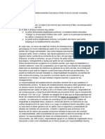 Responsabilidad de Los Establecimientos Educativos Frente Al Acoso Escolar o Bullying