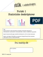 Statistiske Deskriptorer 1