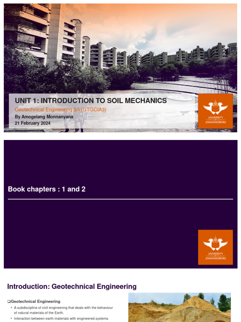 Introduction to Soil Mechanics Overview | PDF | Rock (Geology ...