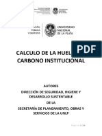 La Huella Institucional de Carbono de La UNLP 2019