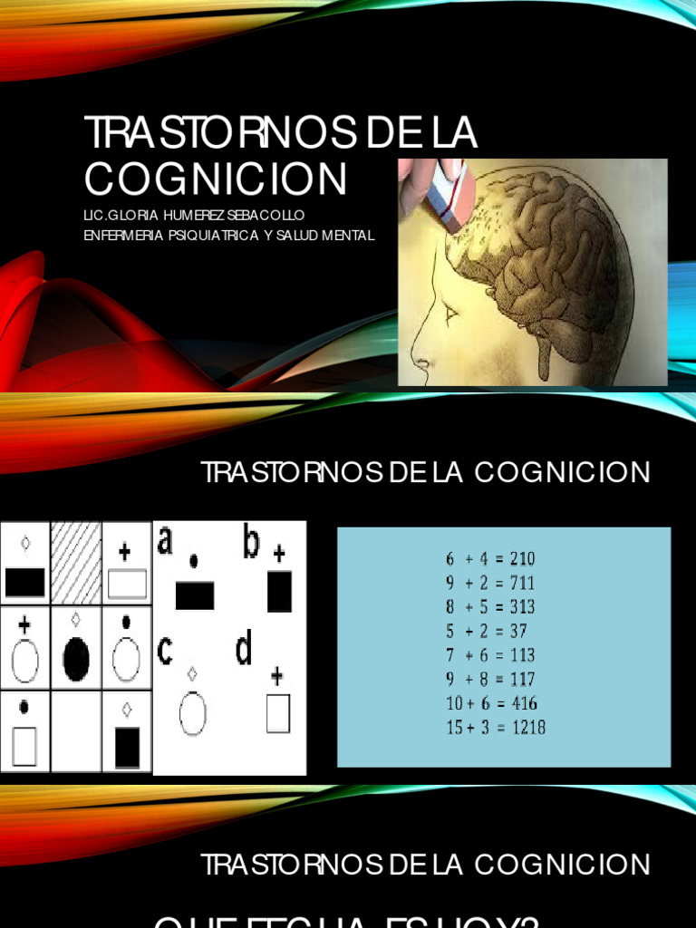 Trastornos de La Cognicion | PDF | Demencia | Cognición