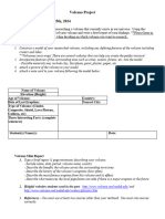 Volcano Project Due Date: Monday, March 25th, 2024: 1. Type A Brief Report (1 Page Minimum) Describing Your Volcano