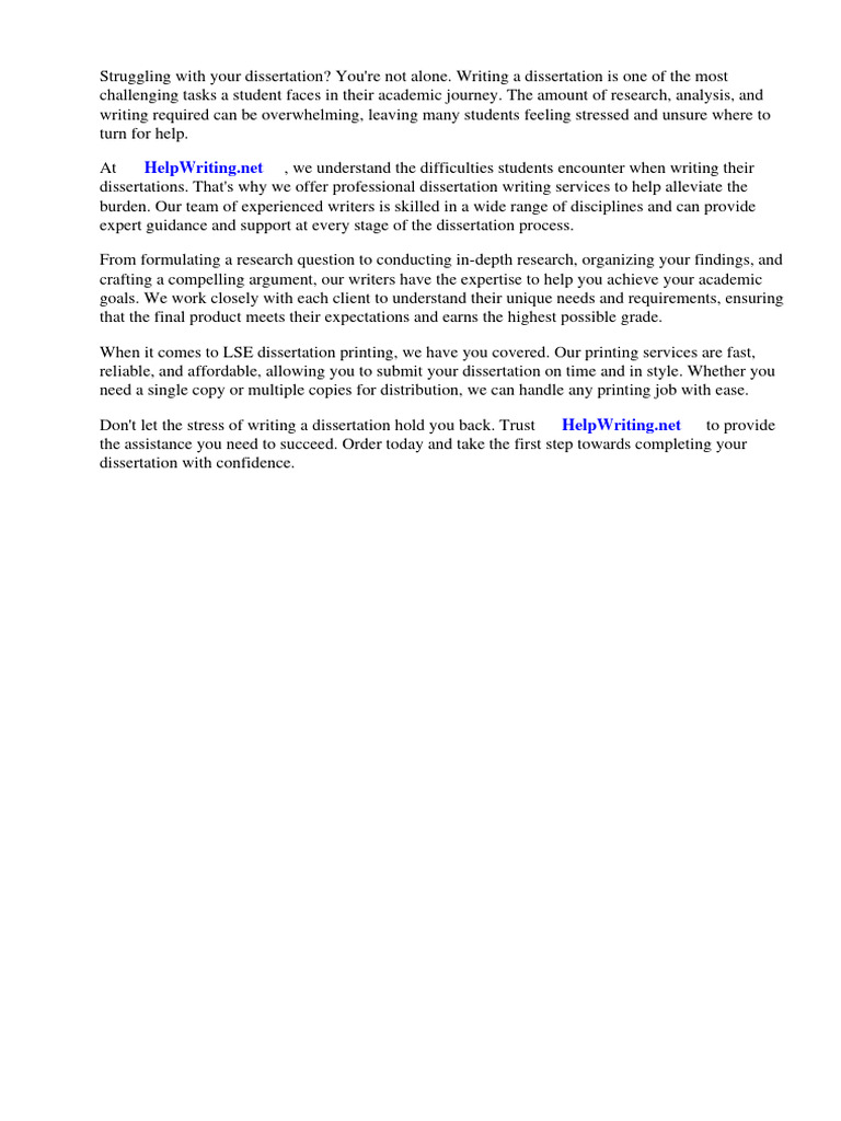 Lse Dissertation Printing Pdf Educational Technology Thesis