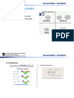 3.0 Repaso Ecuaciones 1er y 2o Grado