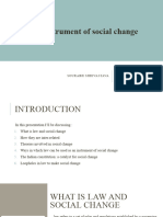 law as an intrument of social change