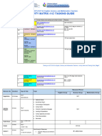 Activity Matrix + RP Tasking Guide