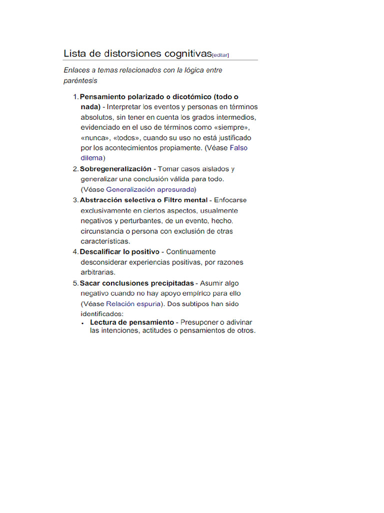 Flashcard - Carte per la salute mentale distorsioni cognitive