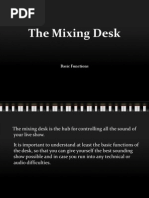 The Mixing Desk: Basic Functions