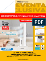 Preventa Del Ventilador Torre Fresh en Semana 13: Actívate en Semana 12 Con Un Pedido Mínimo de 600 y Accede A La