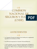 Comisión Nacional de Seguros y Fianzas
