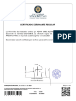 Certificado Estudiante Regular: CONCEPCIÓN-PAICAVÍ, 13 de Febrero de 2024