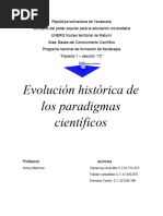 Evolucion Historica Del Paragdima