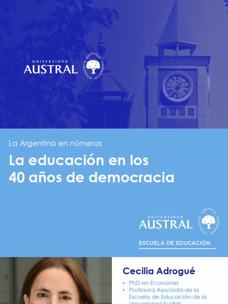 EDUCACION 40 Anos de Democracia | PDF | Programa para la Evaluación ...