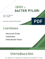 Antiácidos y Helicobacter Pylori
