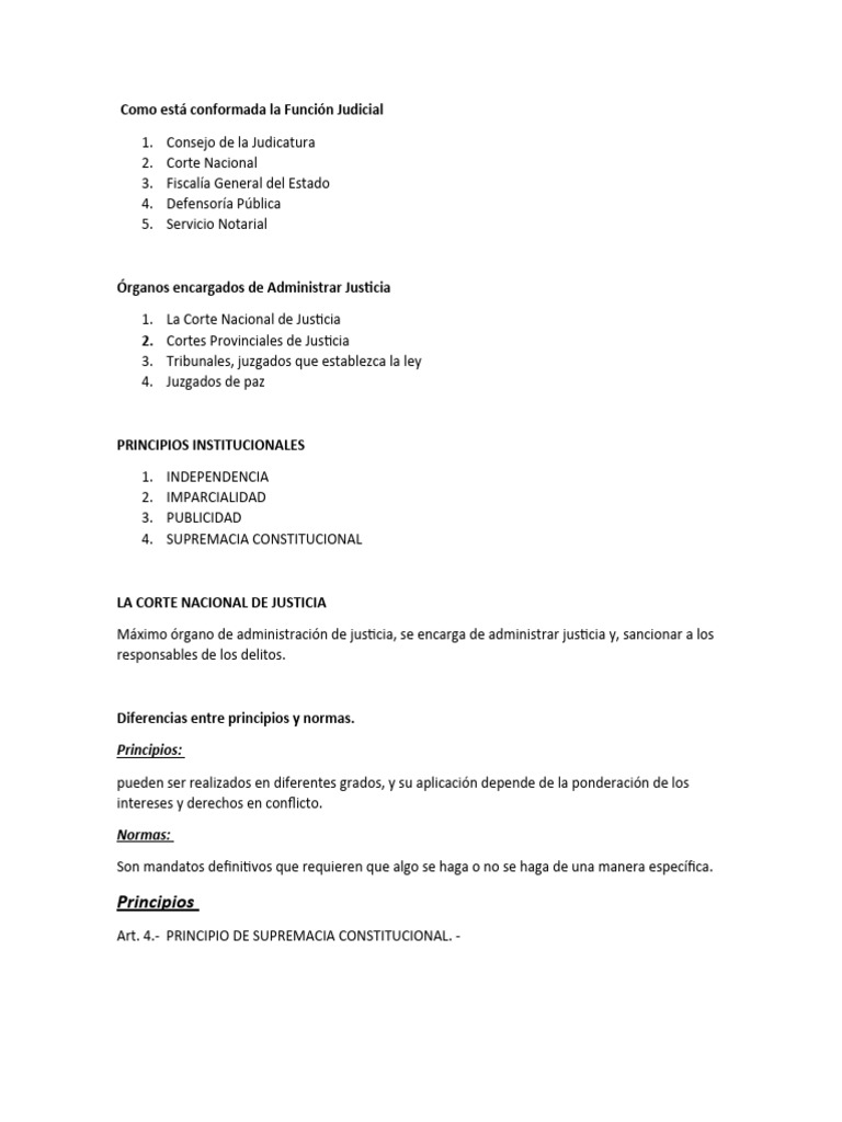 Como est conformada la funci n judicial pdf jurisdicci n ley