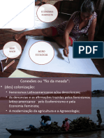 Apresentação: Aproximando Campos: Feminismos Latino Americanos, Ecofeminismos e Agroecologia