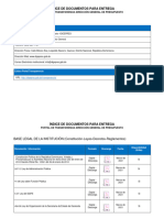 Indice de Documentos para Entrega