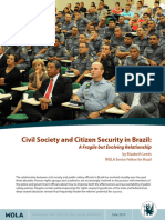 Civil Societyand Citizen Securityin Brazil