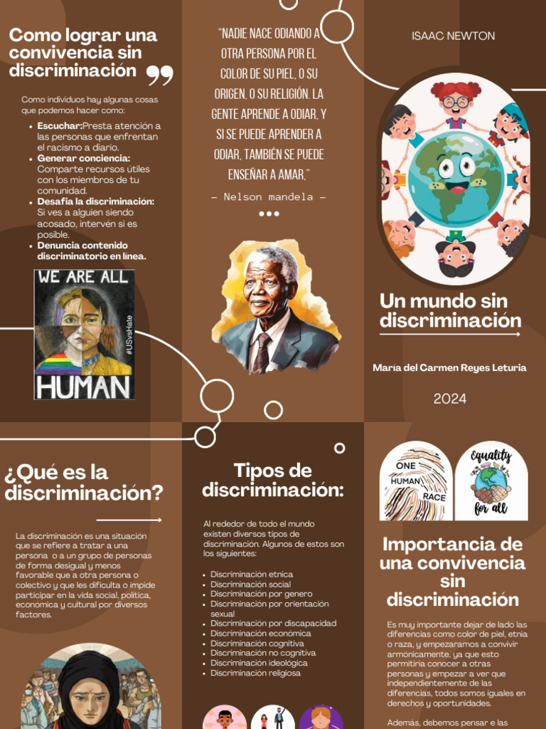 Convivencia Sin Discriminación | PDF | Discriminación | Politica Cultural