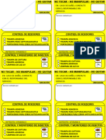 Ejemplo de Etiqueta para Rodenticidas