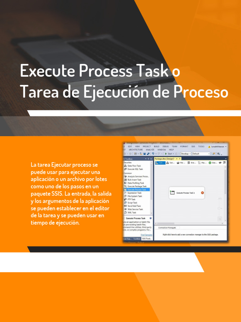 Execute Process Task o Tarea de Ejecución de Proceso | PDF | Informática