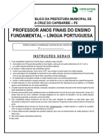 PROFESSSOR LÍNGUA PORTUGUESA - Sem Marcações