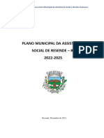 Plano Municipal de Assistencia Social de Resende 2022 A 2025
