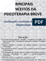 Aula 2 - PRINCIPAIS CONCEITOS DA PSICOTERAPIA BREVE