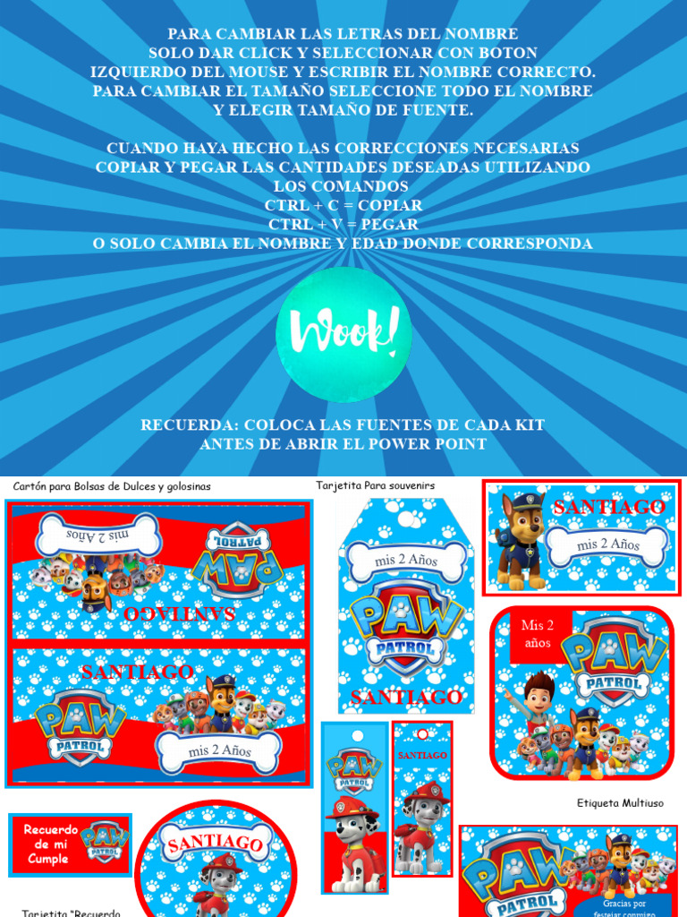 Kit Paw Patrol | PDF