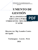 Documento de Gestion Iep Unidocente Y-O Multigrado