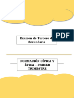 Civismo Primer Trimestre Tercer Ano Secundaria