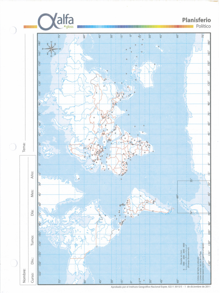 Mapa Escolar Planisferio Mapa Planisferio Politico N3 Vrogue Comapa ...