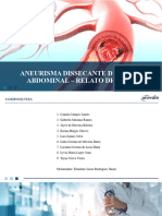 5° Período - Grupo C - Aneurisma Dissecante de Aorta Abdominal - Relato de Caso.