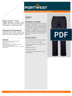 FR64 Pantalon Molten - Metal - Aluminio