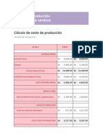 Costos de Produccion - Tempera