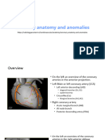 Coronary Anatomy and Anomalies