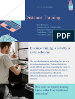 Chapter 18 Distance Training