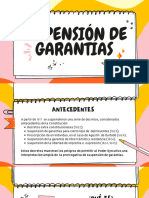 DD - HH-Suspensión de Garantías