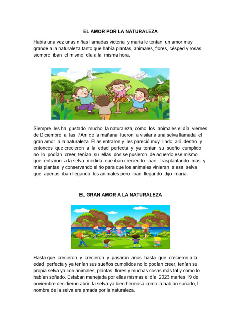 El Amor Por La Naturaleza | PDF