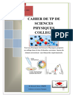 Cahier de TP College Chimie 1