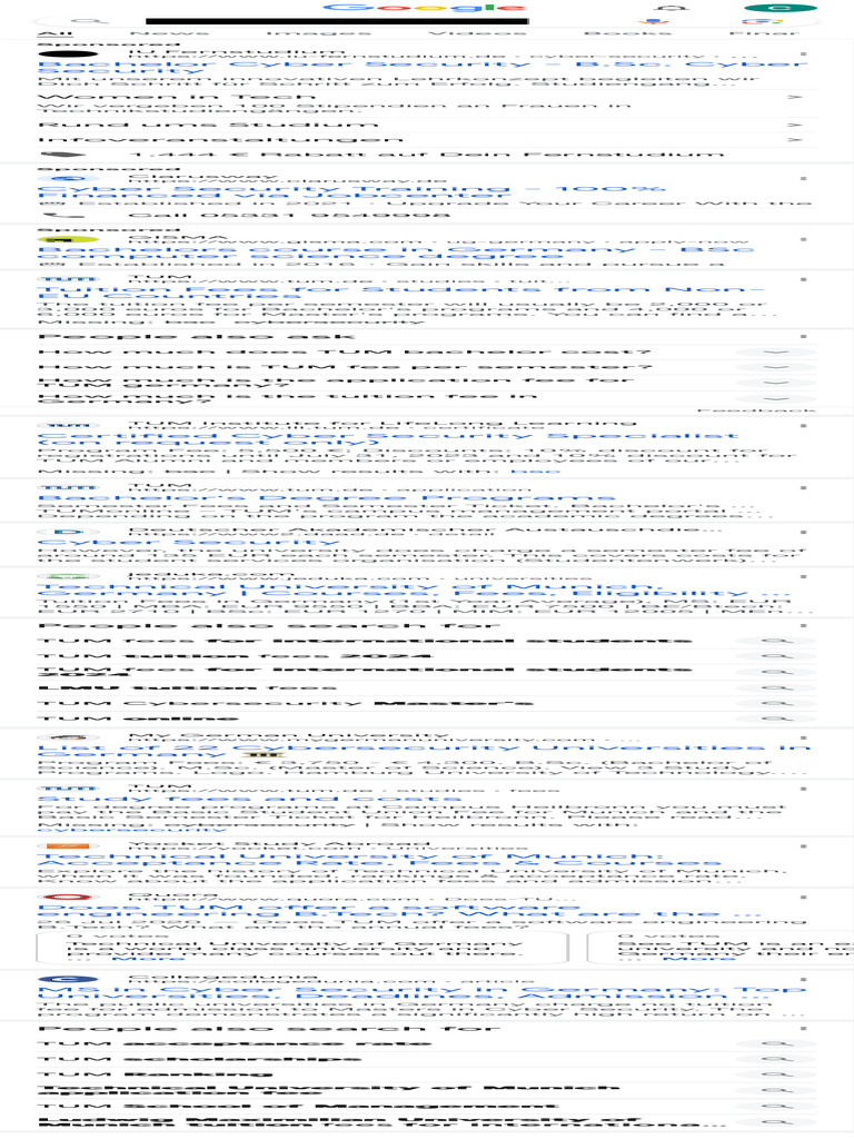 BSC Cybersecurity Tum Fees - Google Search | PDF | Computer Security ...