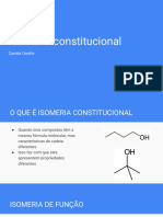 Química Orgânica 4. Isomeria Constitucional