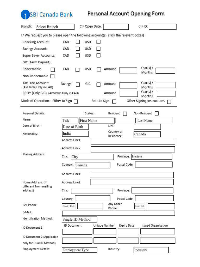 Personal Account Setup Guide | PDF | Banks | Automated Teller Machine