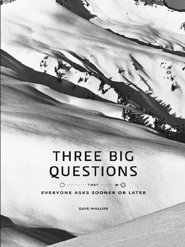 Life Purpose-Three Big Questions by Dave Phillips | PDF | Self ...