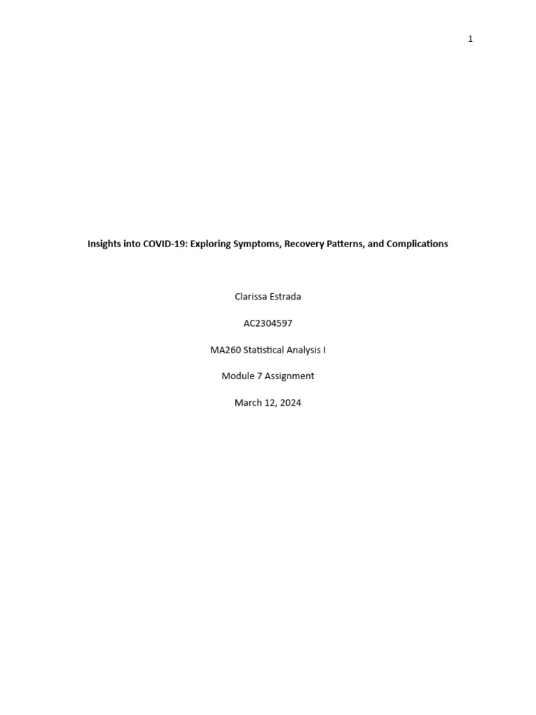 Estrada Clarissa MA260 M7 Download Free PDF Mean Statistical