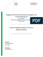 Rapport Du Projet de L'Etude D'impact Sur L'environnement: 5 Année