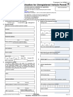 Unregistered Vehicle Permit