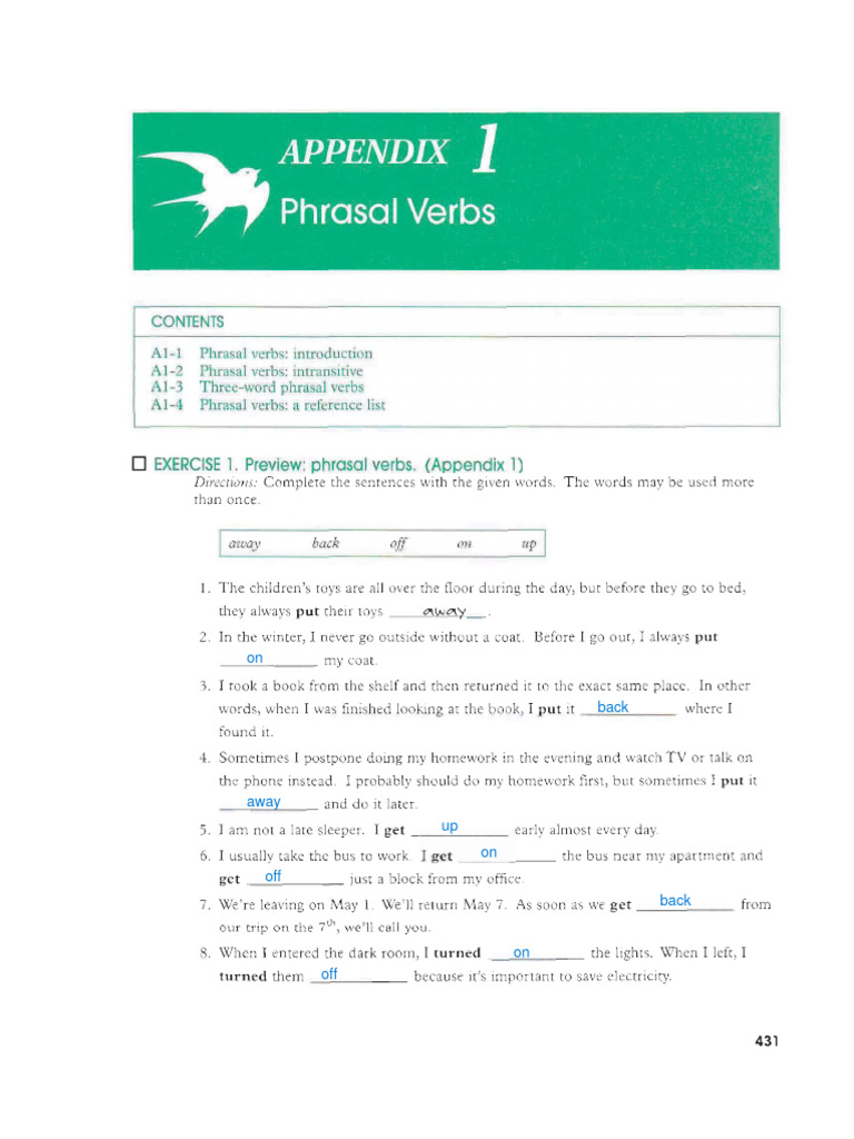 Phrasal Verbs and Prepositions Guide | PDF