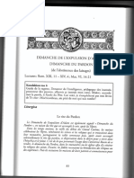 Dimanche de L'expulsion D'adam, Dimanche Du Pardon, Bernard Le Caro