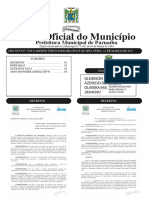 Diário Oficial Do Município: Prefeitura Municipal de Parnaíba